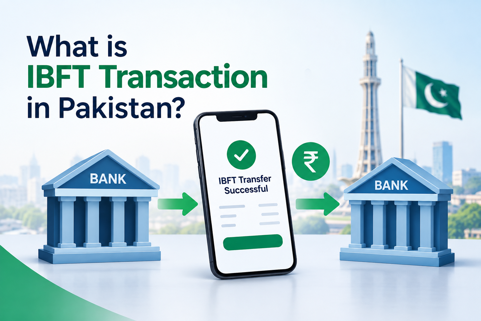 IBFT transaction in Pakistan between two banks using mobile banking