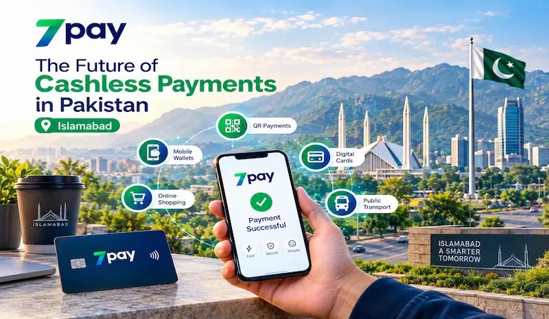 Future of cashless payments in Pakistan with 7Pay in Islamabad