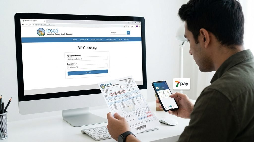 How to Check IESCO Bill Online with 7Pay