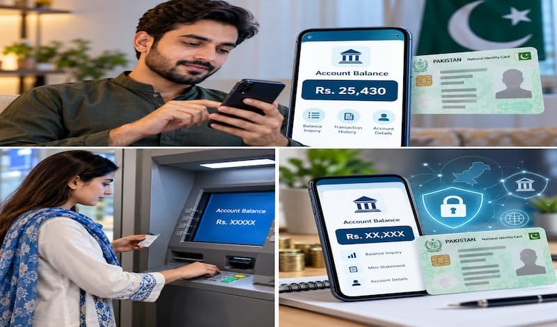 Check Bank Account Details Using CNIC Safely